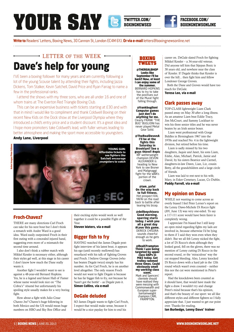 Boxing News Preview Pages