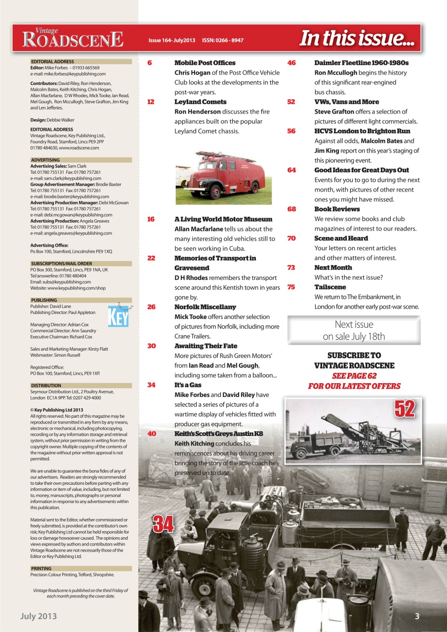 Vintage Roadscene Preview Pages