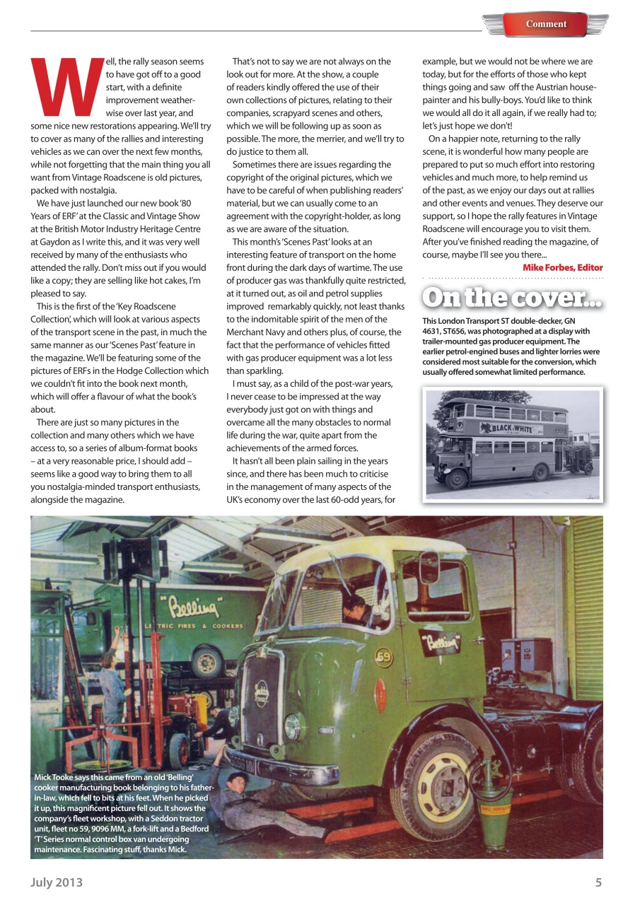 Vintage Roadscene Preview Pages