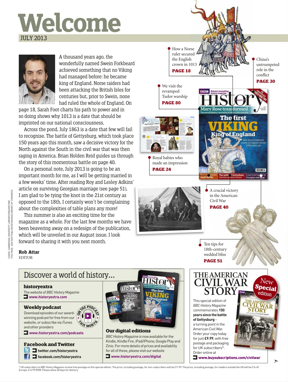 History Extra Magazine Preview Pages