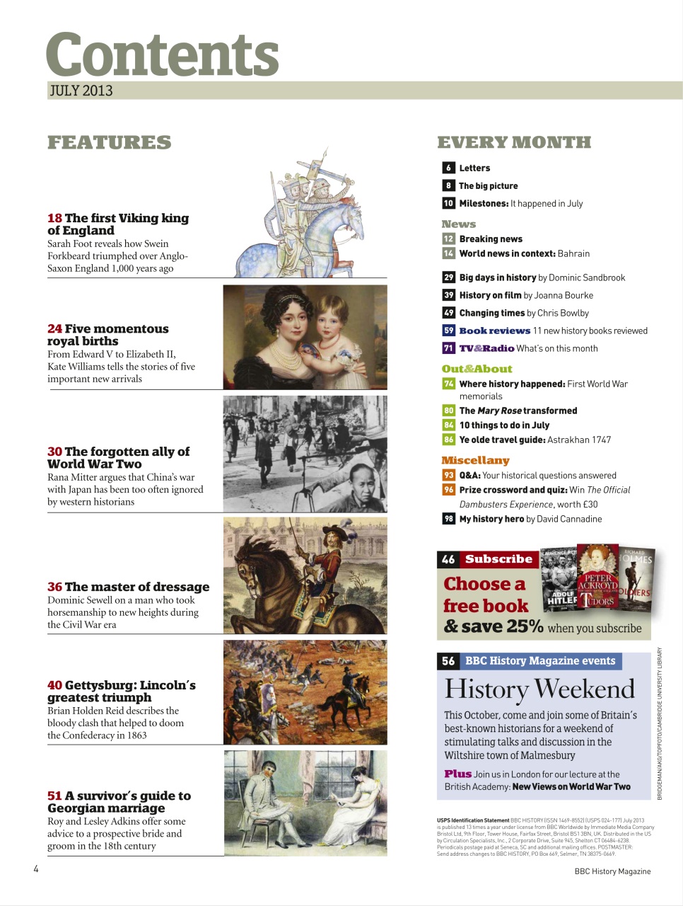 History Extra Magazine Preview Pages