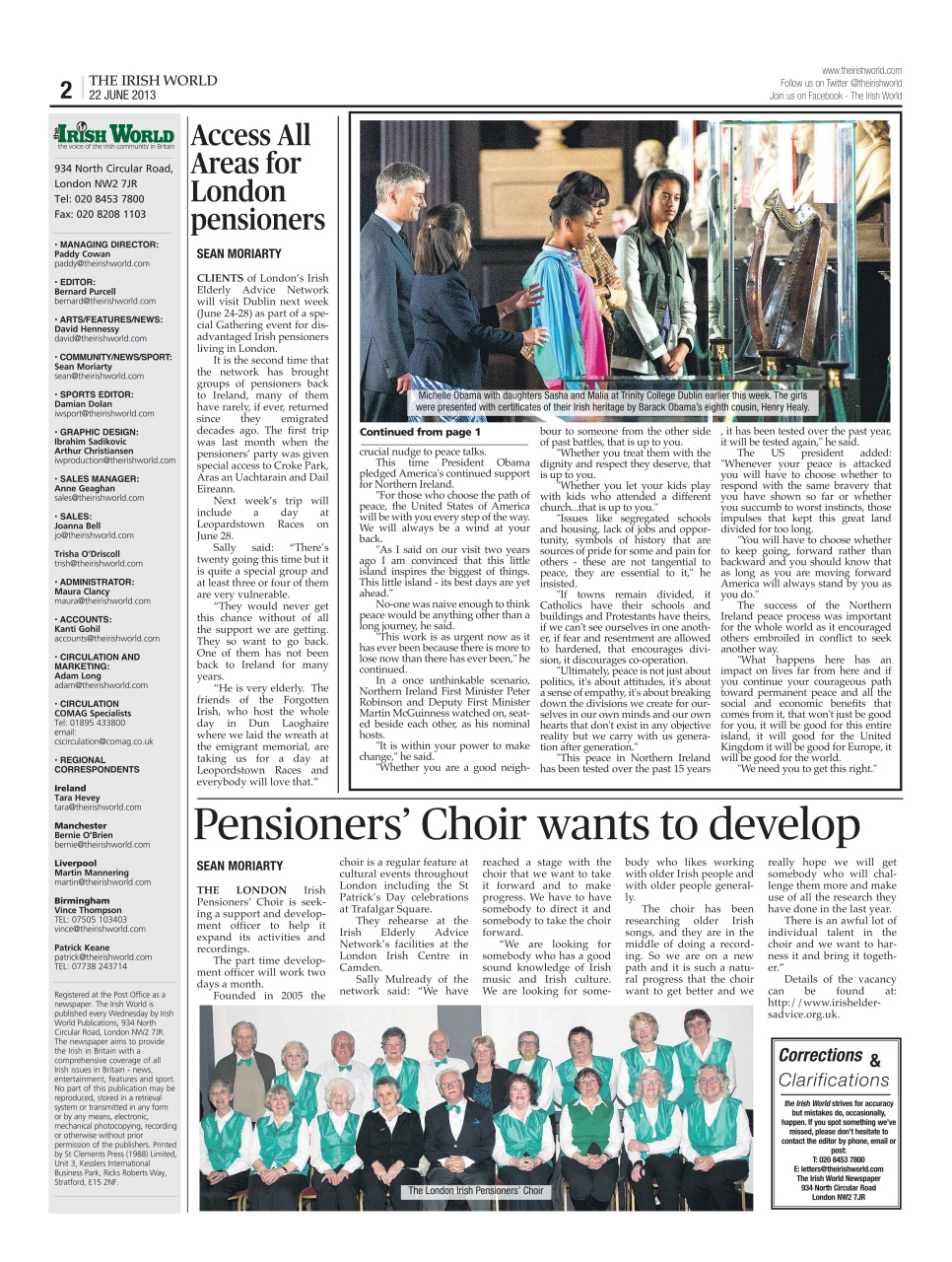 Irish World Preview Pages