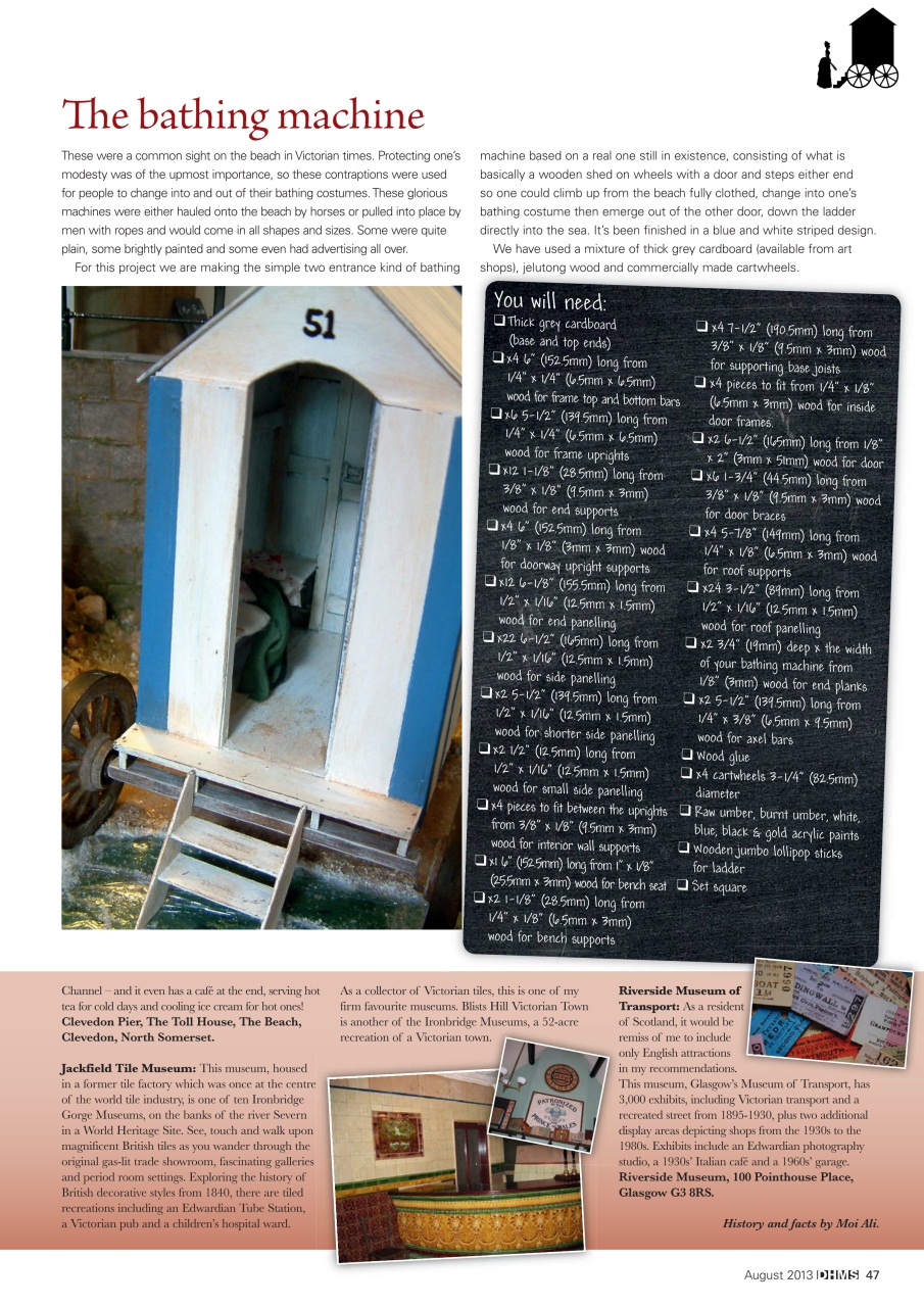 Dolls House and Miniature Scene Preview Pages