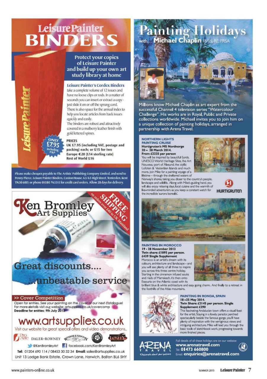 Leisure Painter & The Artist Preview Pages