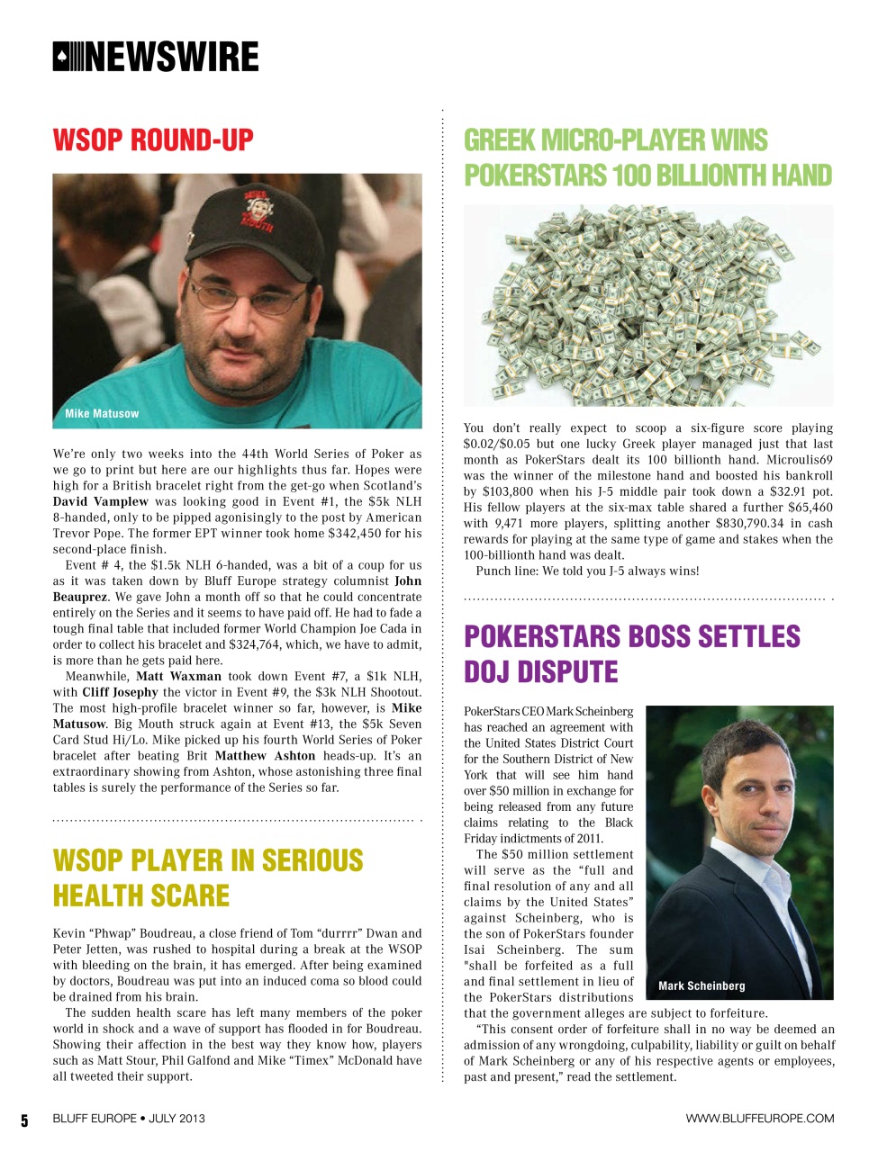 Bluff Europe Preview Pages
