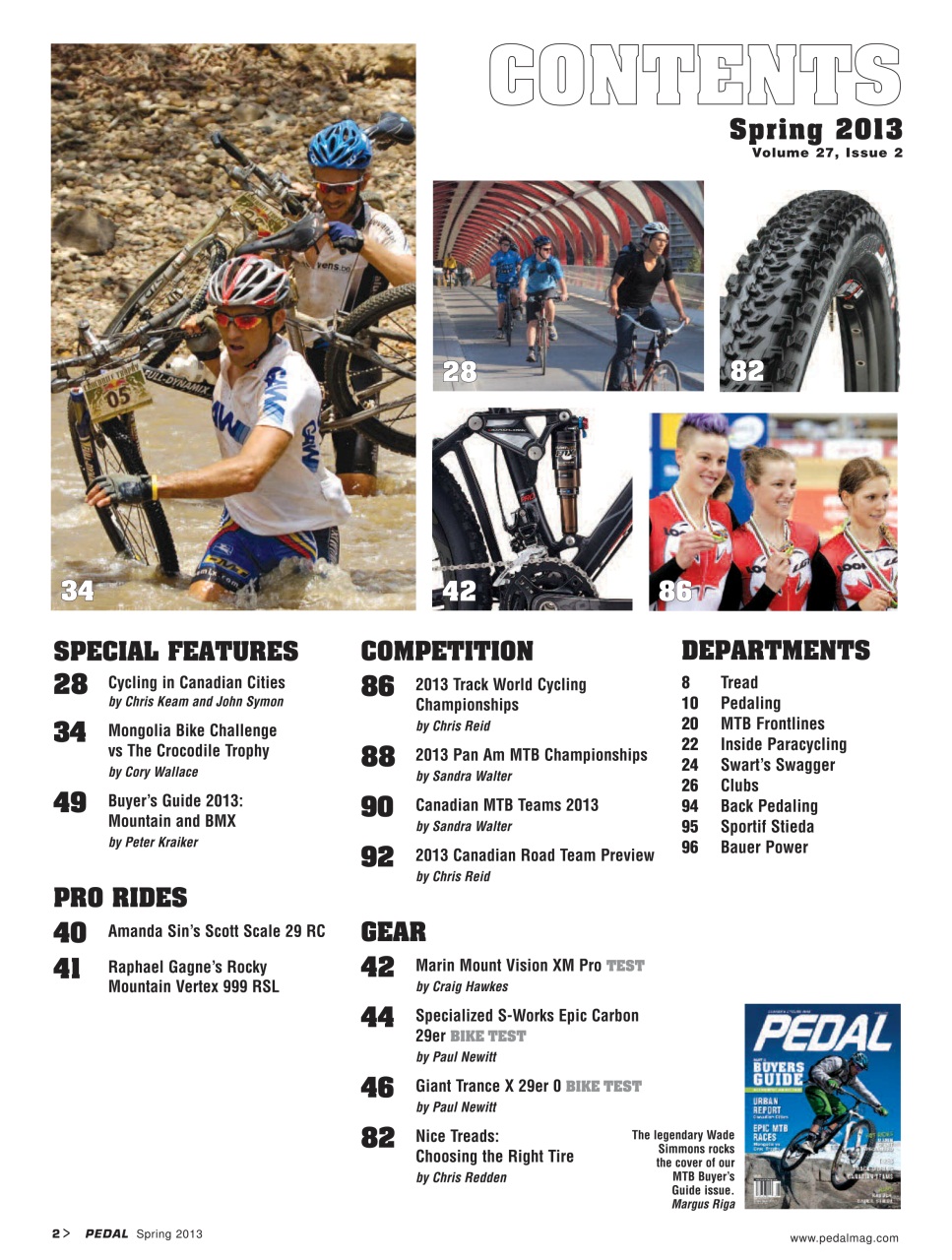 Pedal Magazine Preview Pages
