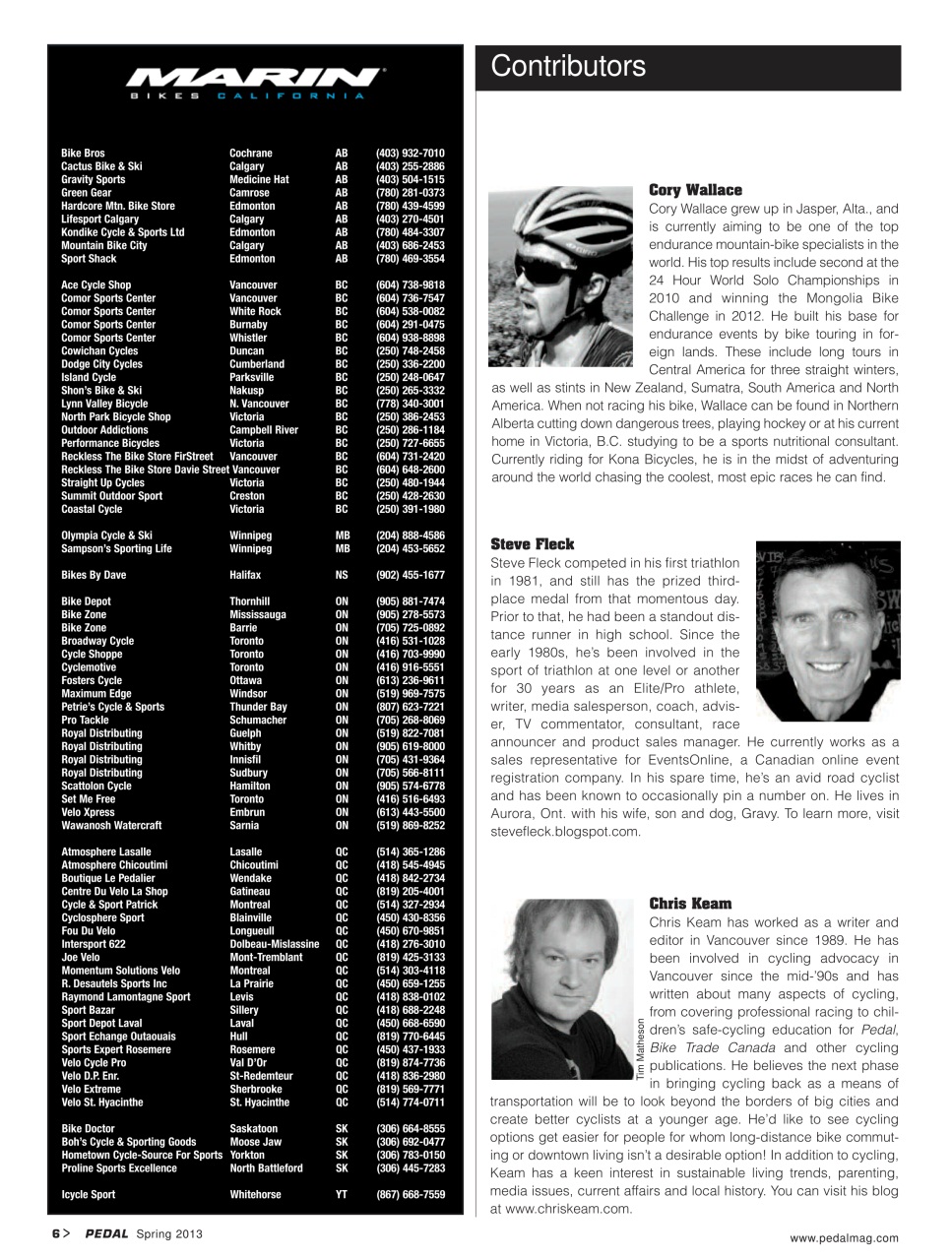 Pedal Magazine Preview Pages