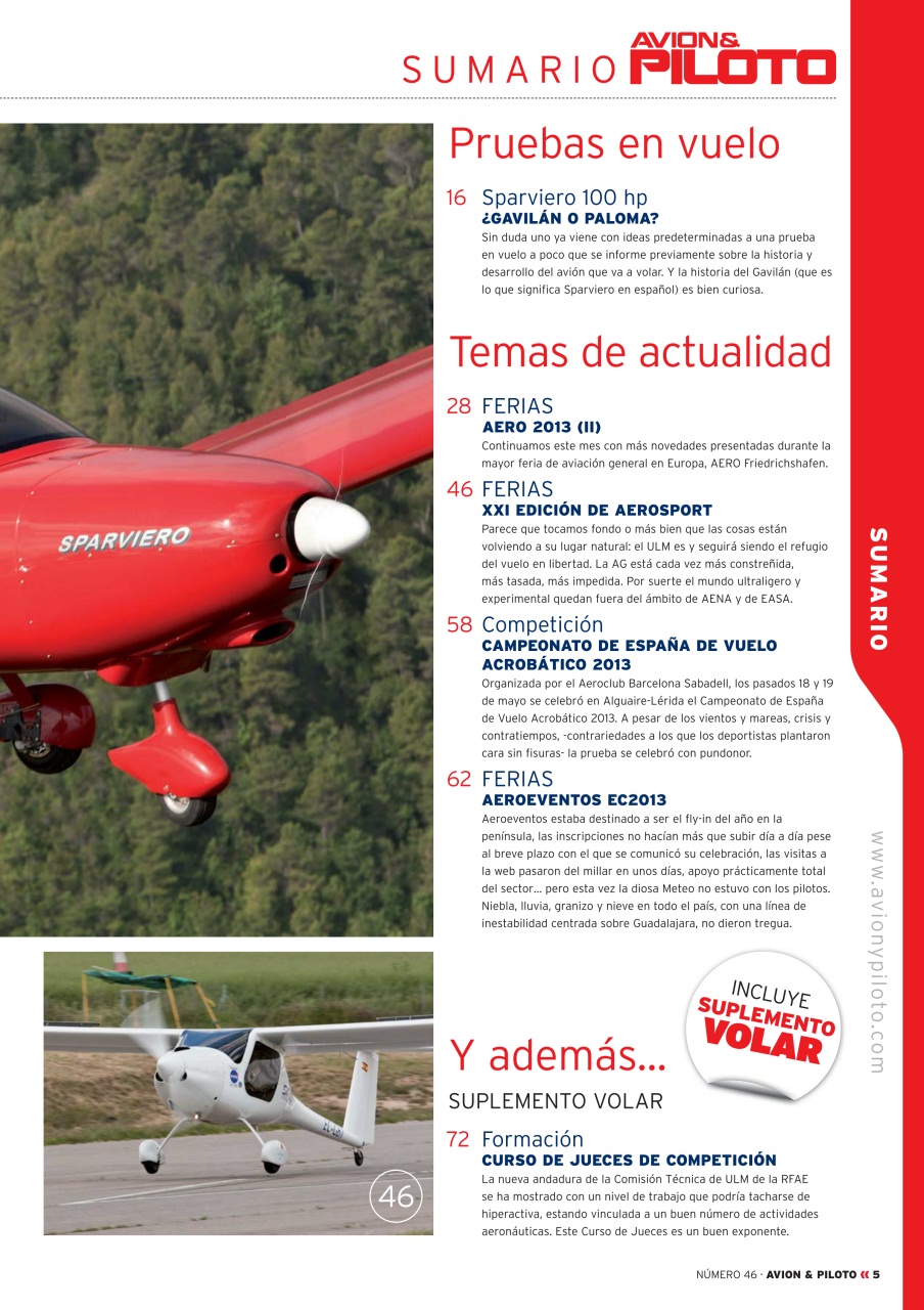 Revista Avion & Piloto Preview Pages