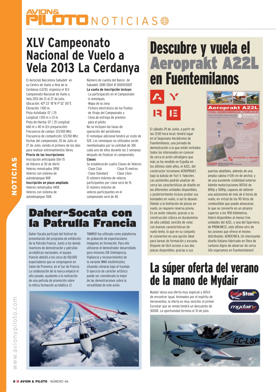 Revista Avion & Piloto Preview Pages