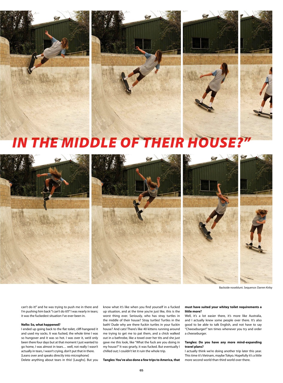 Skateboarder's Journal Australia Preview Pages