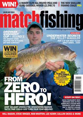 Match Fishing issue July - 2013