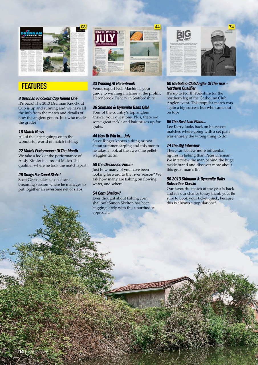 Match Fishing Preview Pages