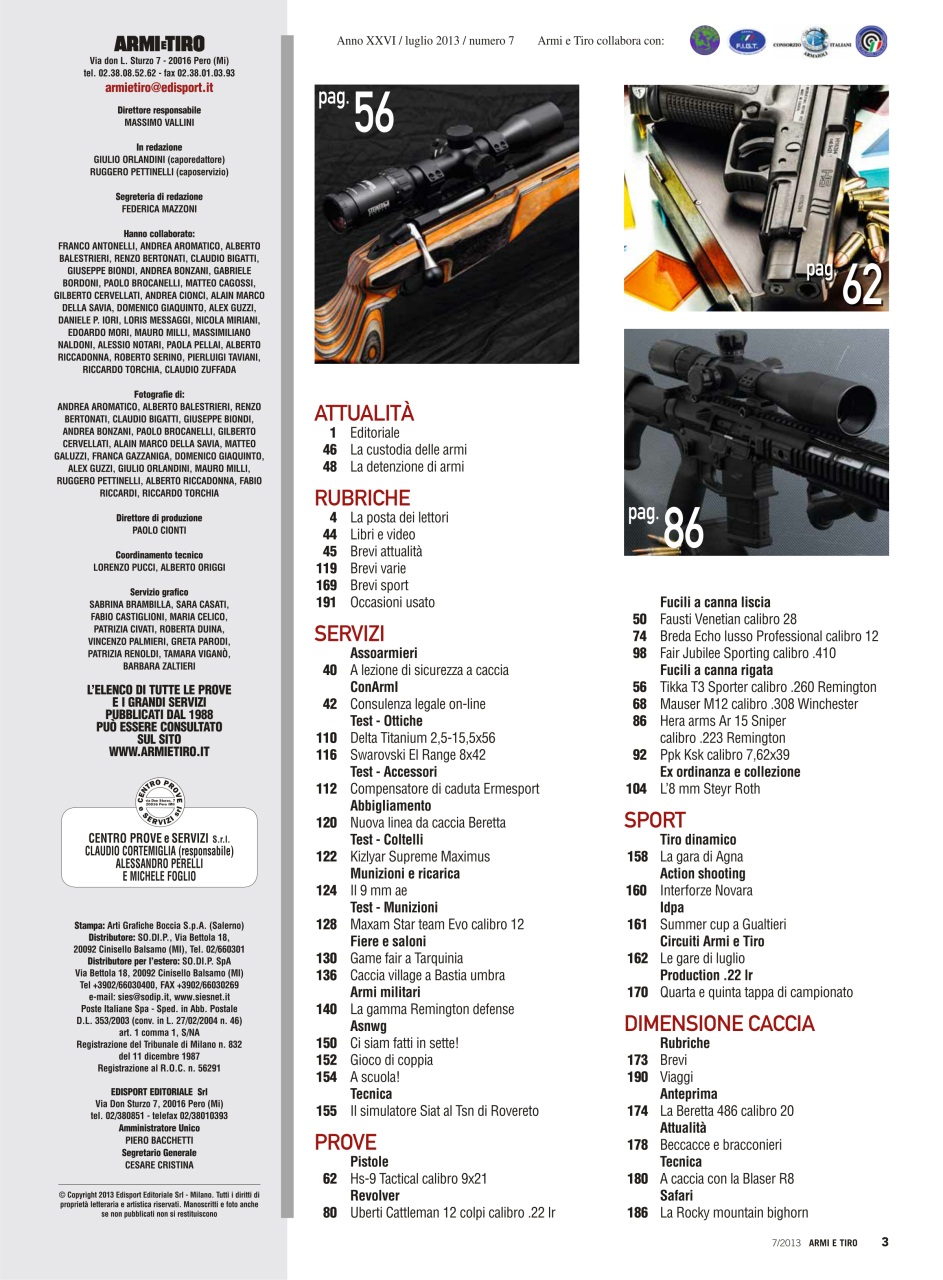 Armi E Tiro Preview Pages