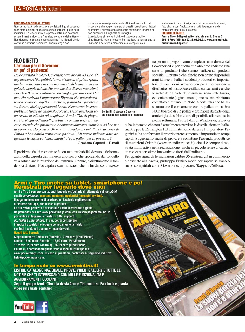 Armi E Tiro Preview Pages