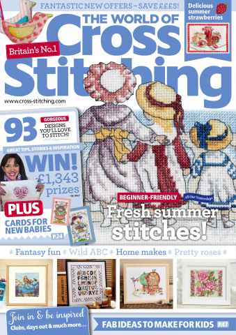 The World of Cross Stitching issue Issue 205 Aug 2013