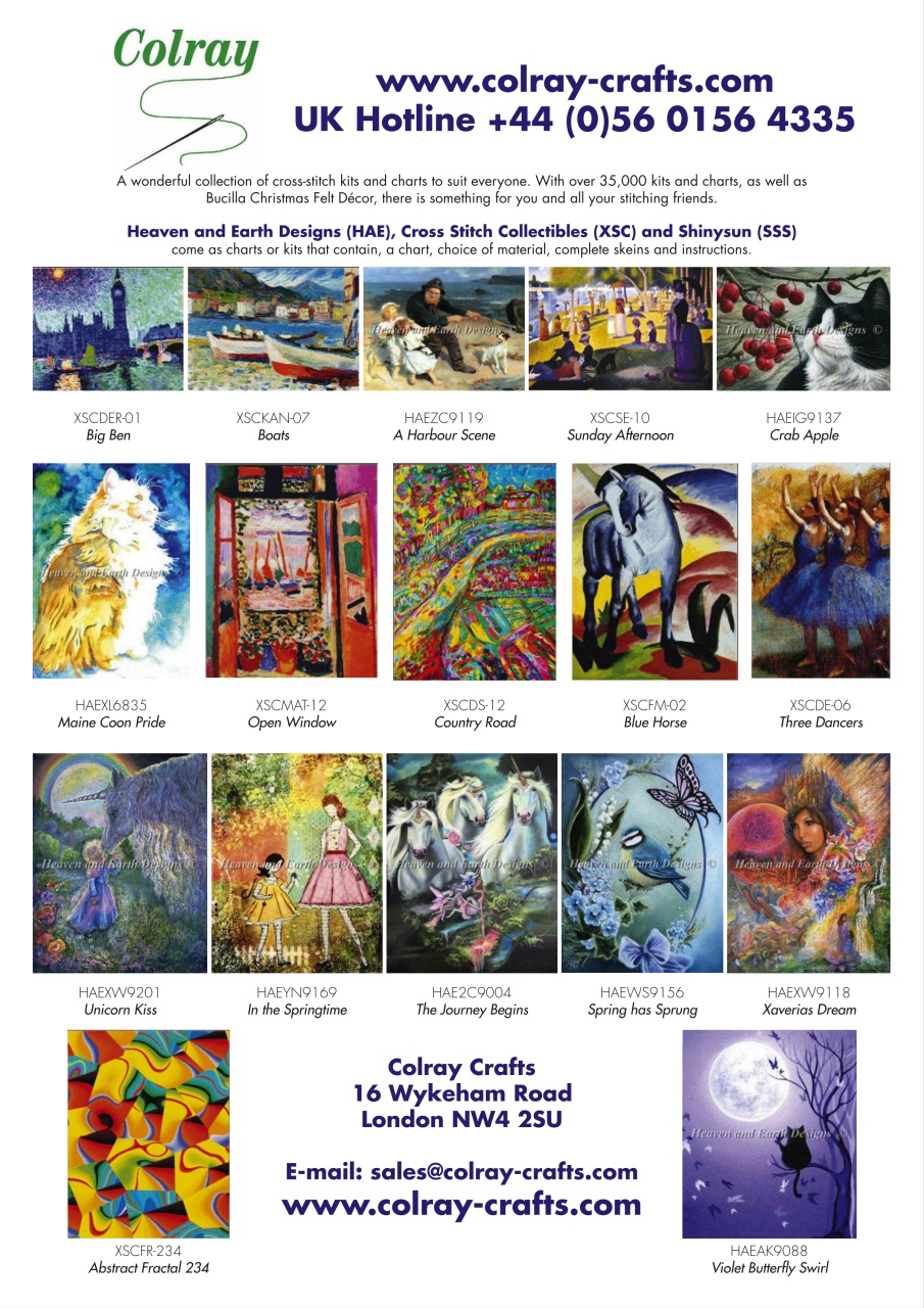 The World of Cross Stitching Preview Pages