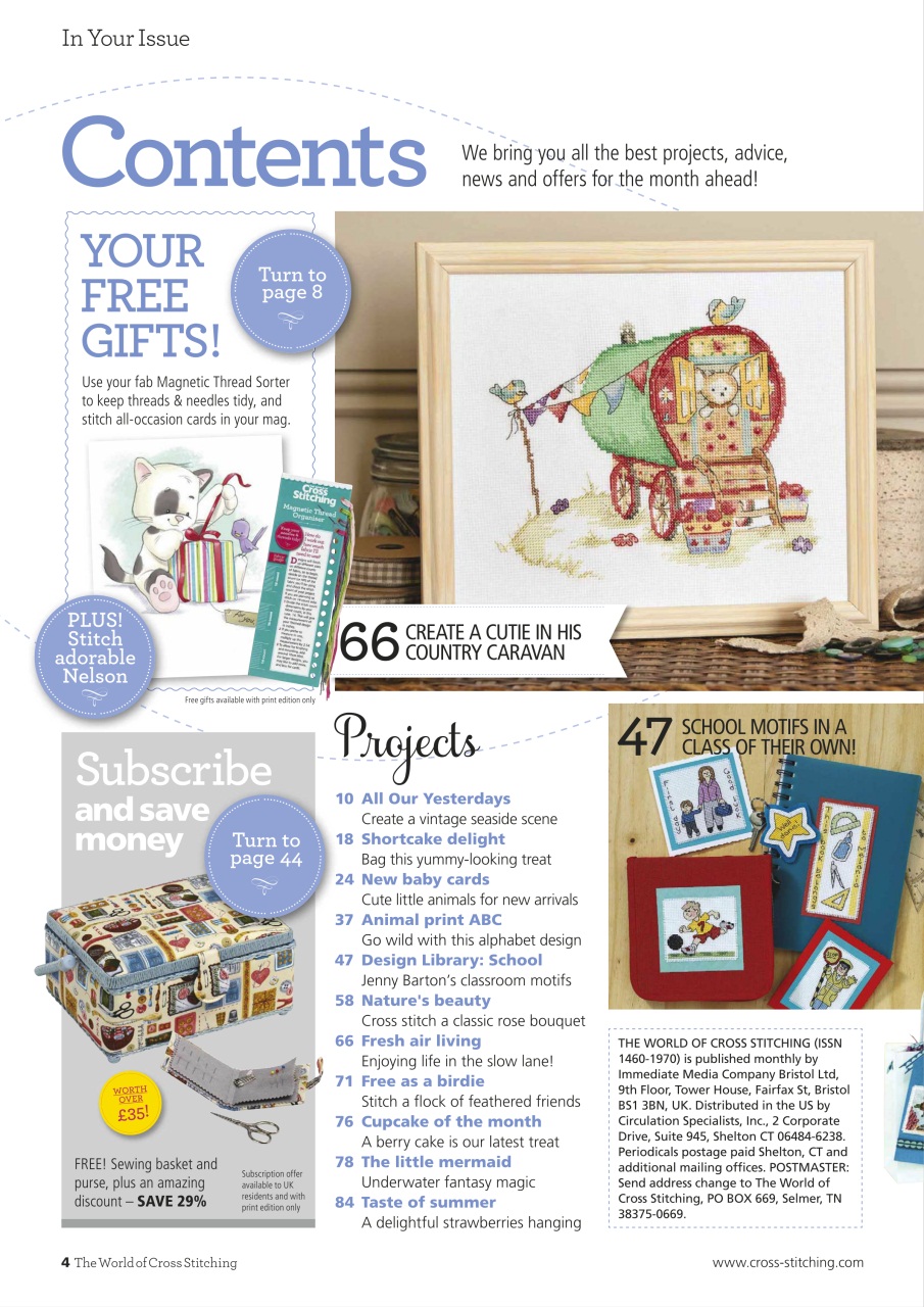 The World of Cross Stitching Preview Pages