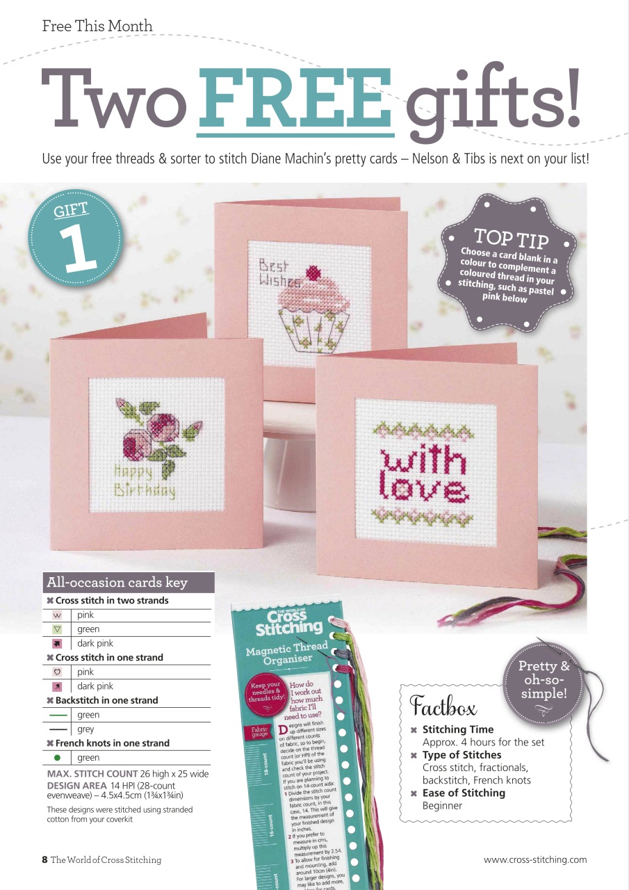 The World of Cross Stitching Preview Pages