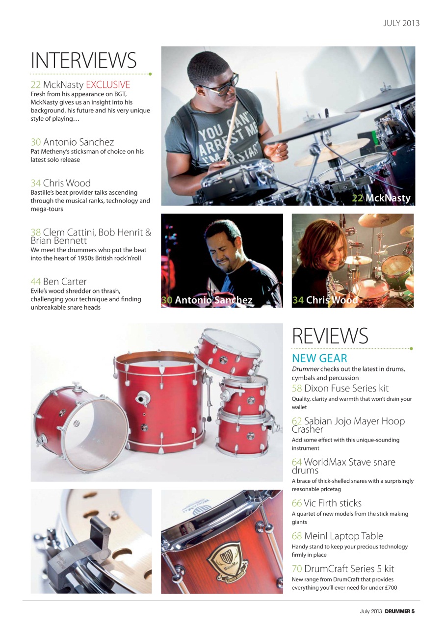 iDrum magazine: Never miss a beat Preview Pages