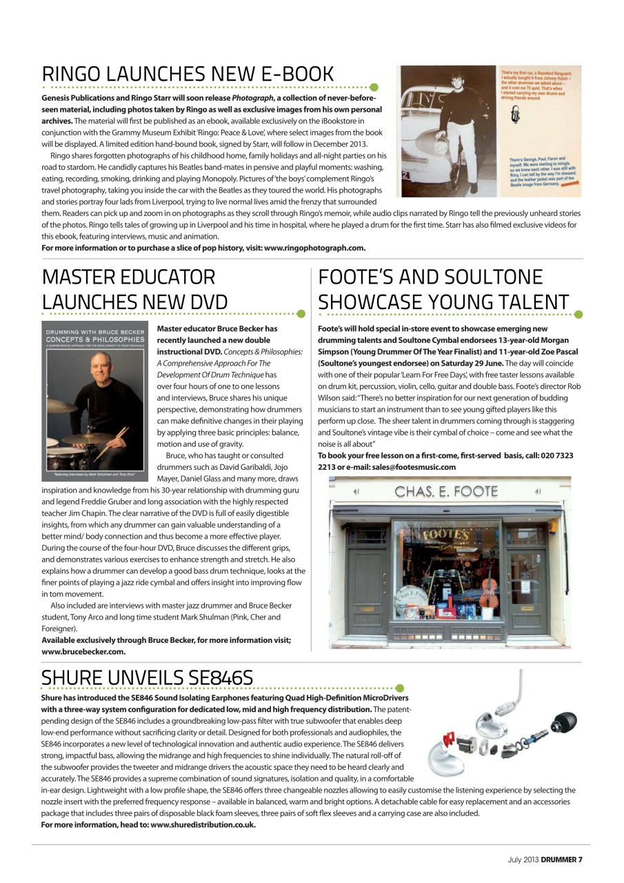 iDrum magazine: Never miss a beat Preview Pages