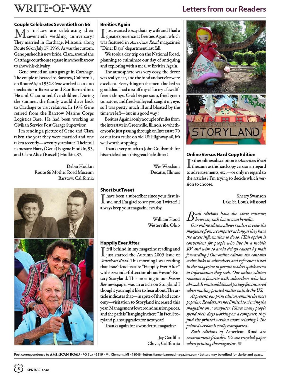 American Road Preview Pages