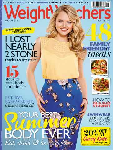 WW Magazine UK issue Weight Watchers August 2013