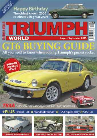 Triumph World issue Triumph World Aug_Sept 2013