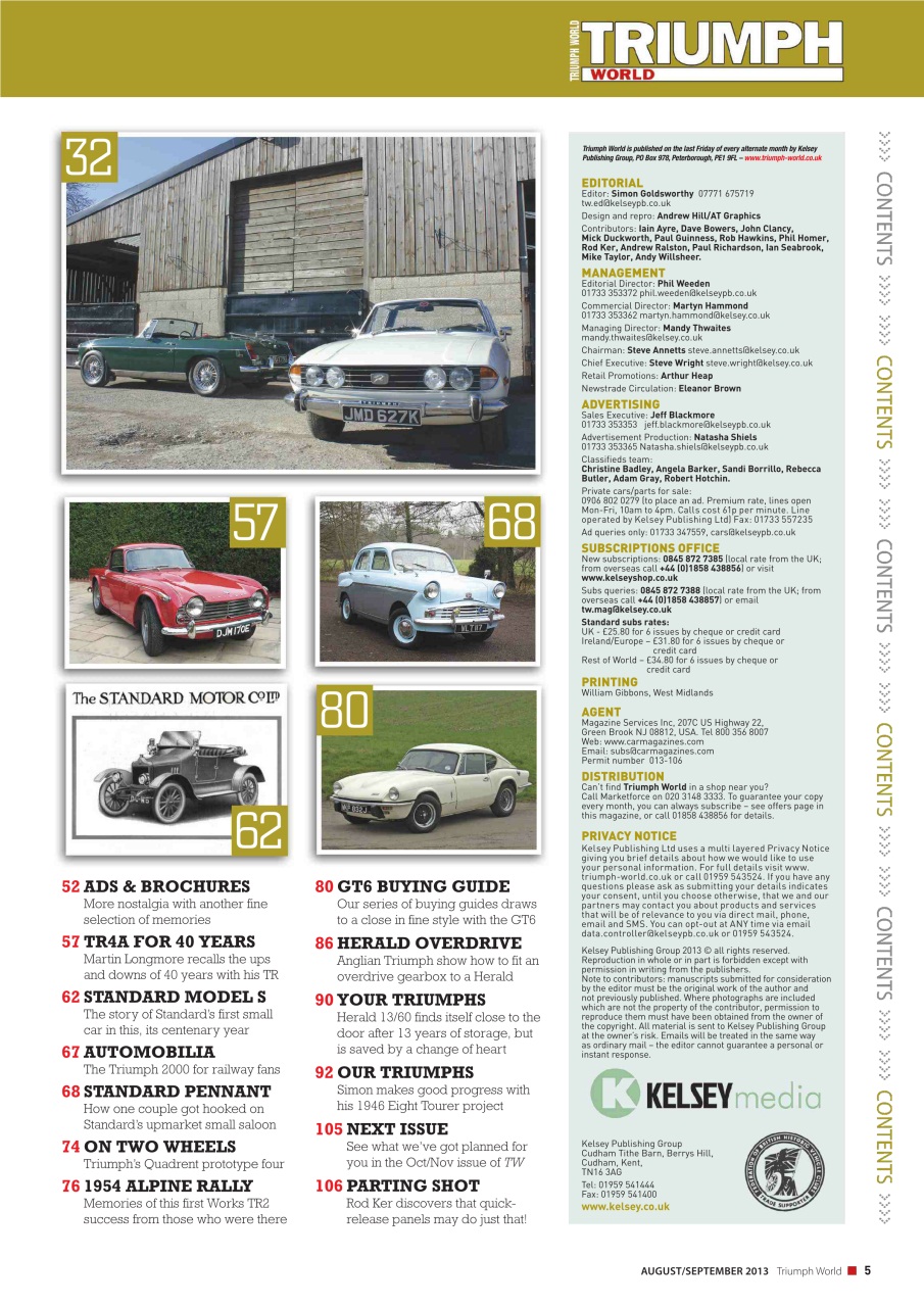 Triumph World Preview Pages