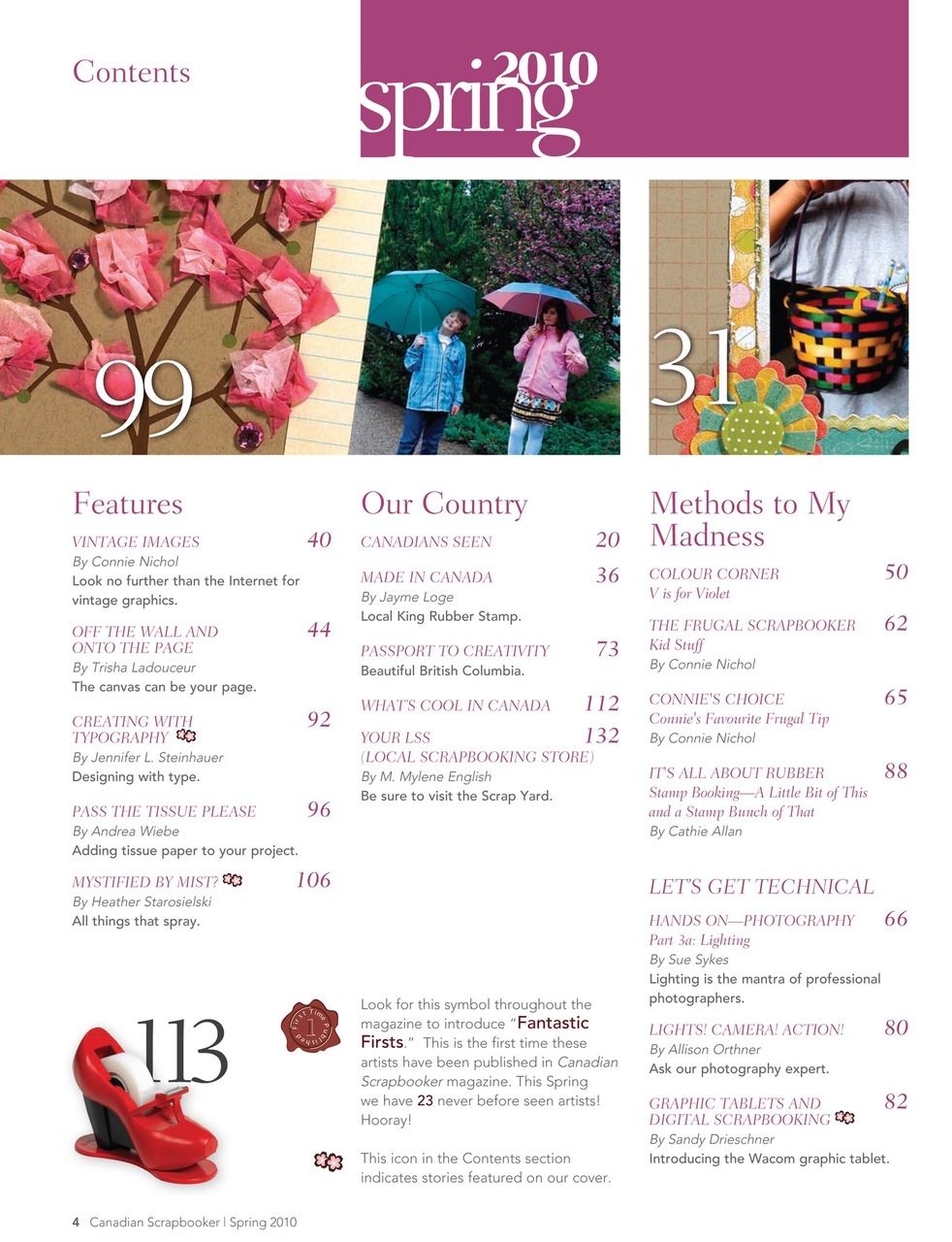 Creative Scrapbooker Preview Pages