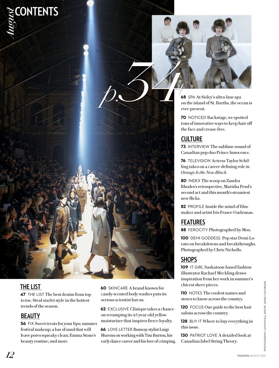 Fashion Magazine Preview Pages