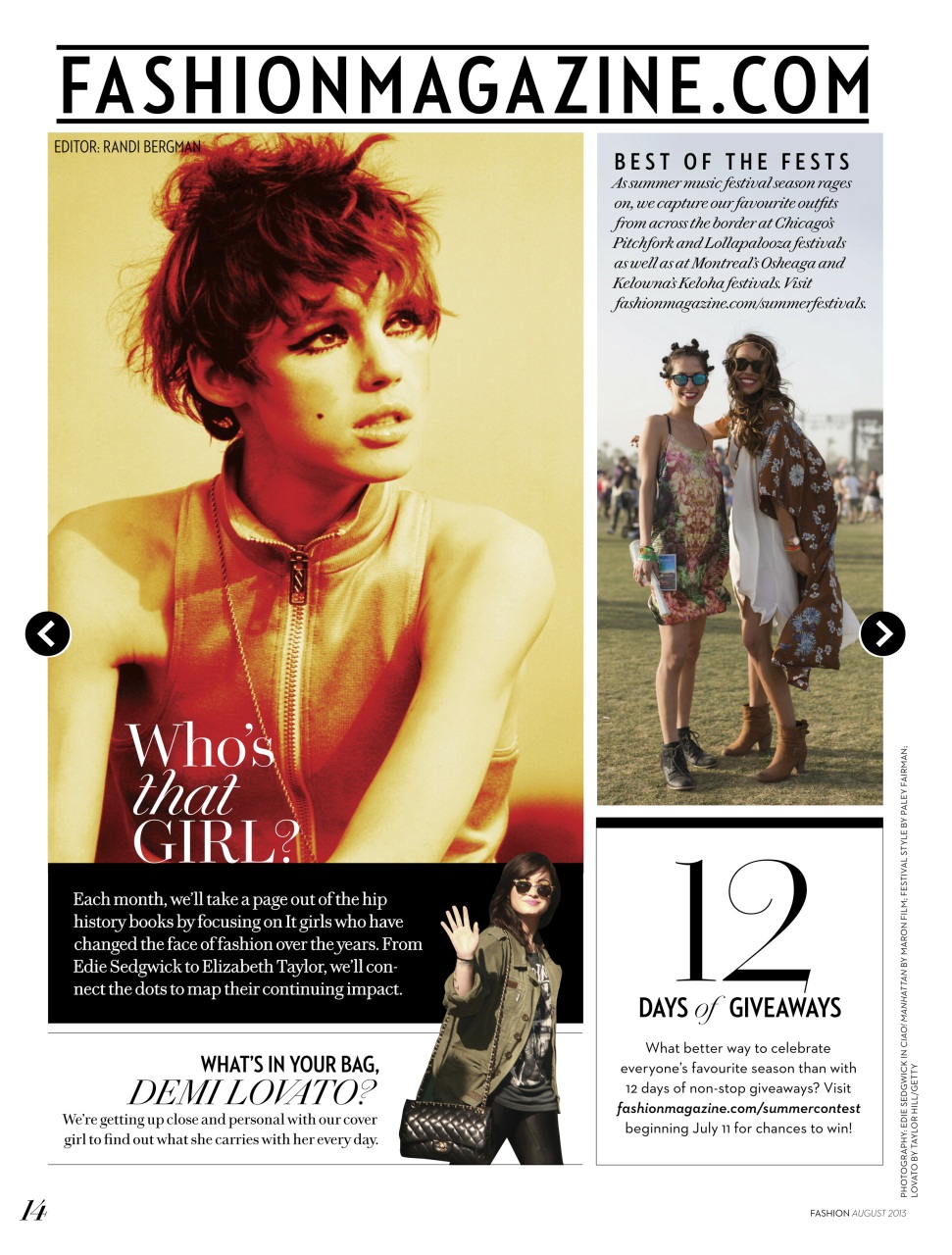 Fashion Magazine Preview Pages