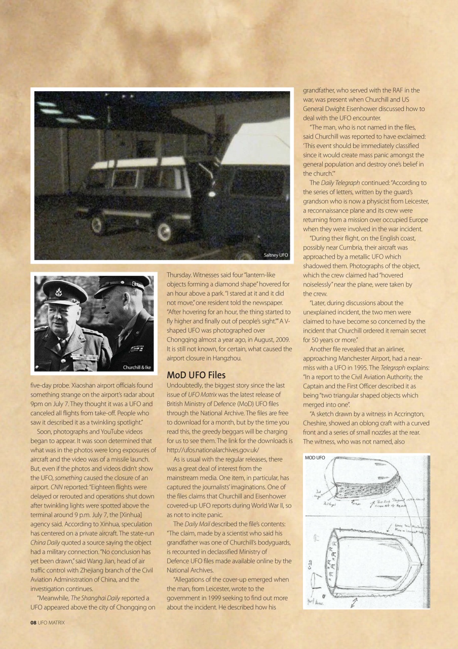 UFO Matrix Preview Pages