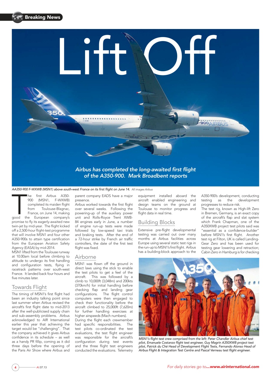 AIR International Preview Pages