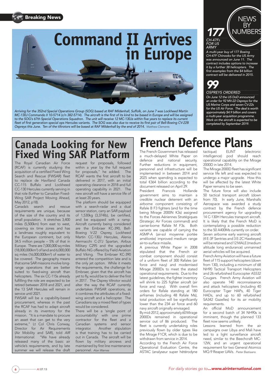 AIR International Preview Pages