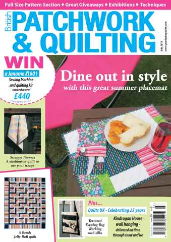 Patchwork and Quilting issue July 2013