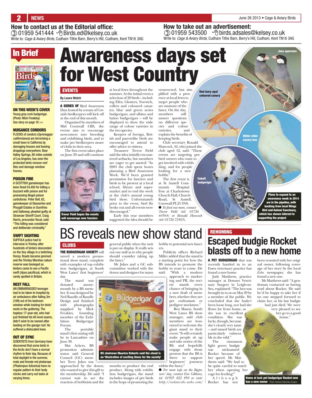 Cage & Aviary Birds Preview Pages