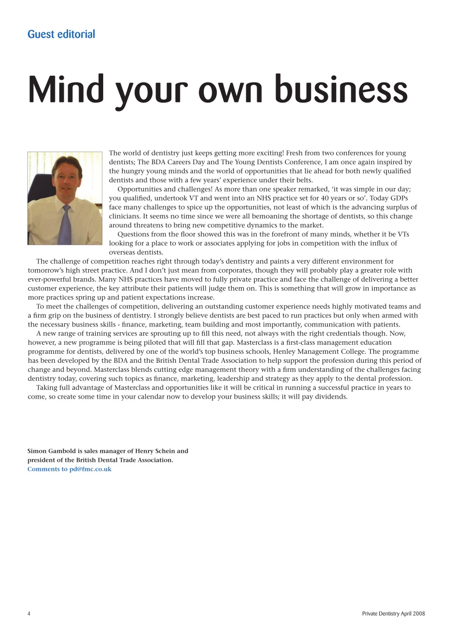 Private Dentistry Preview Pages