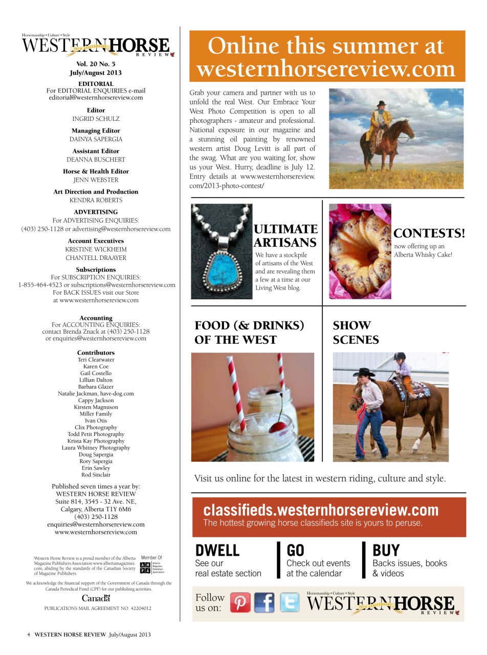 Western Horse Review Preview Pages