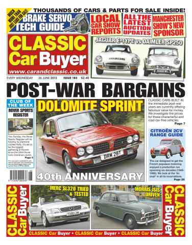 Classic Car Buyer issue CCB 26 June 2013