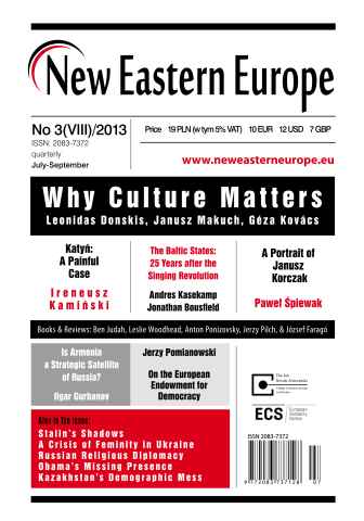 New Eastern Europe issue 3 (VIII) - 2013