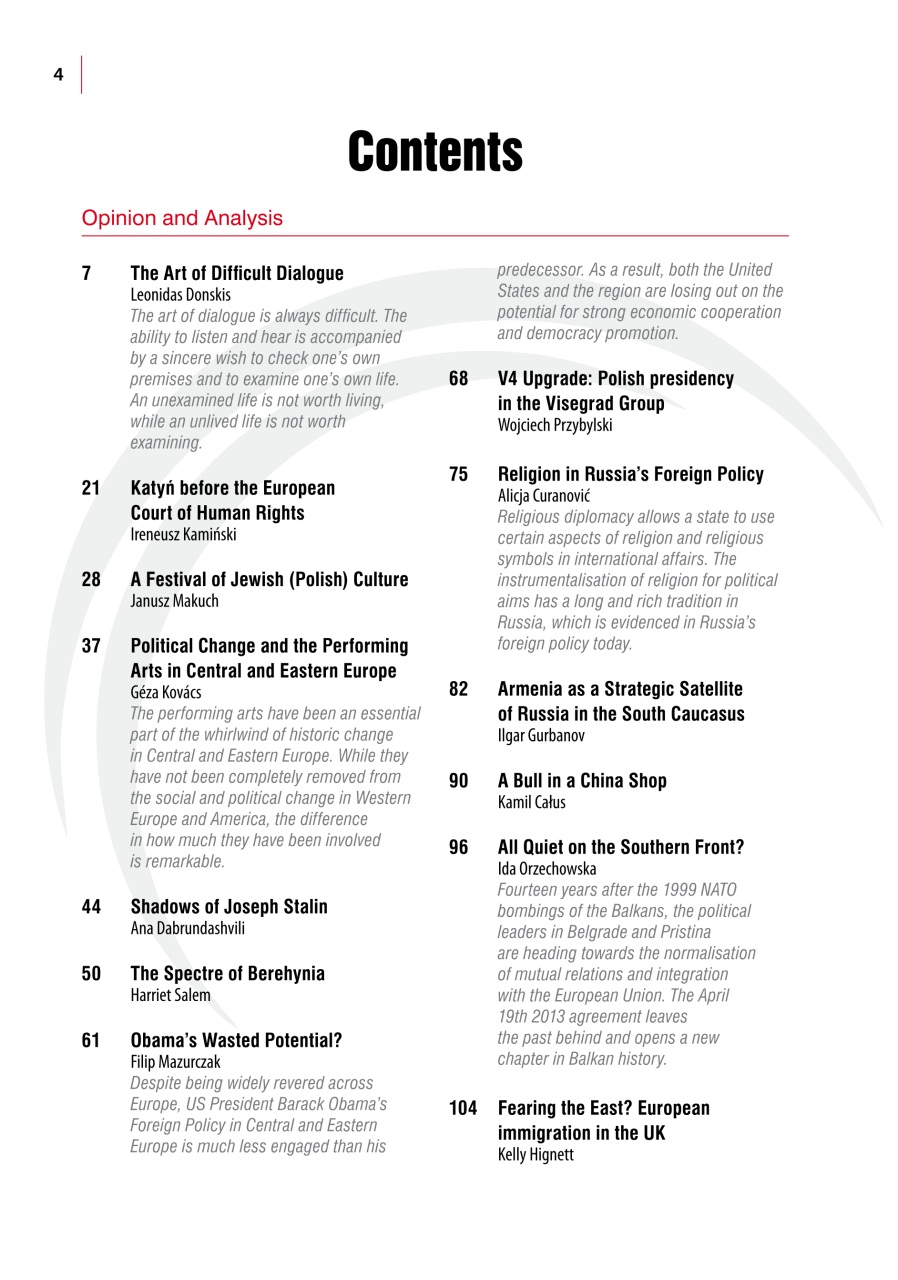 New Eastern Europe Preview Pages