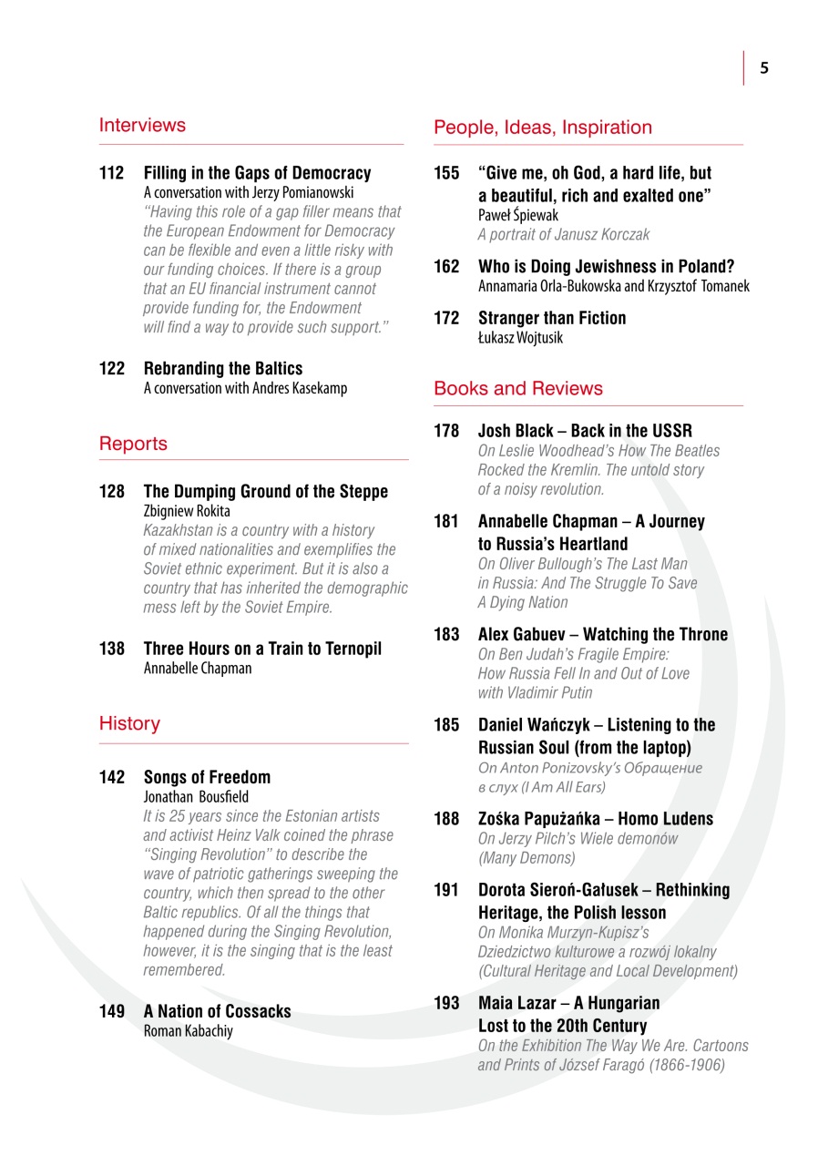 New Eastern Europe Preview Pages