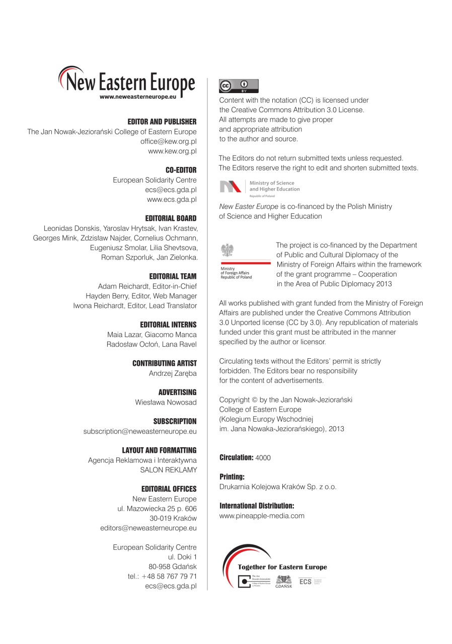 New Eastern Europe Preview Pages