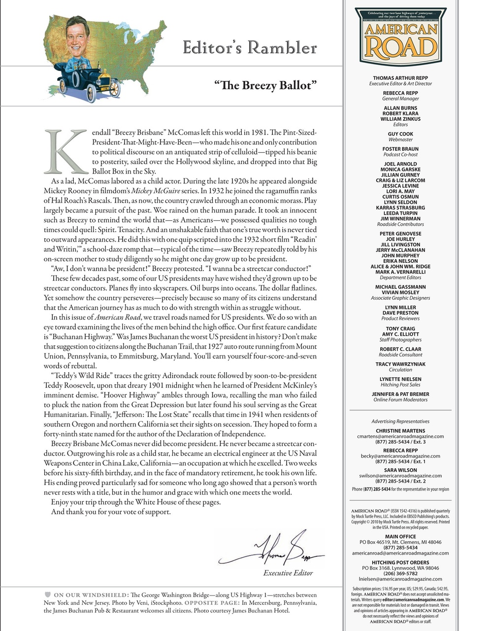 American Road Preview Pages