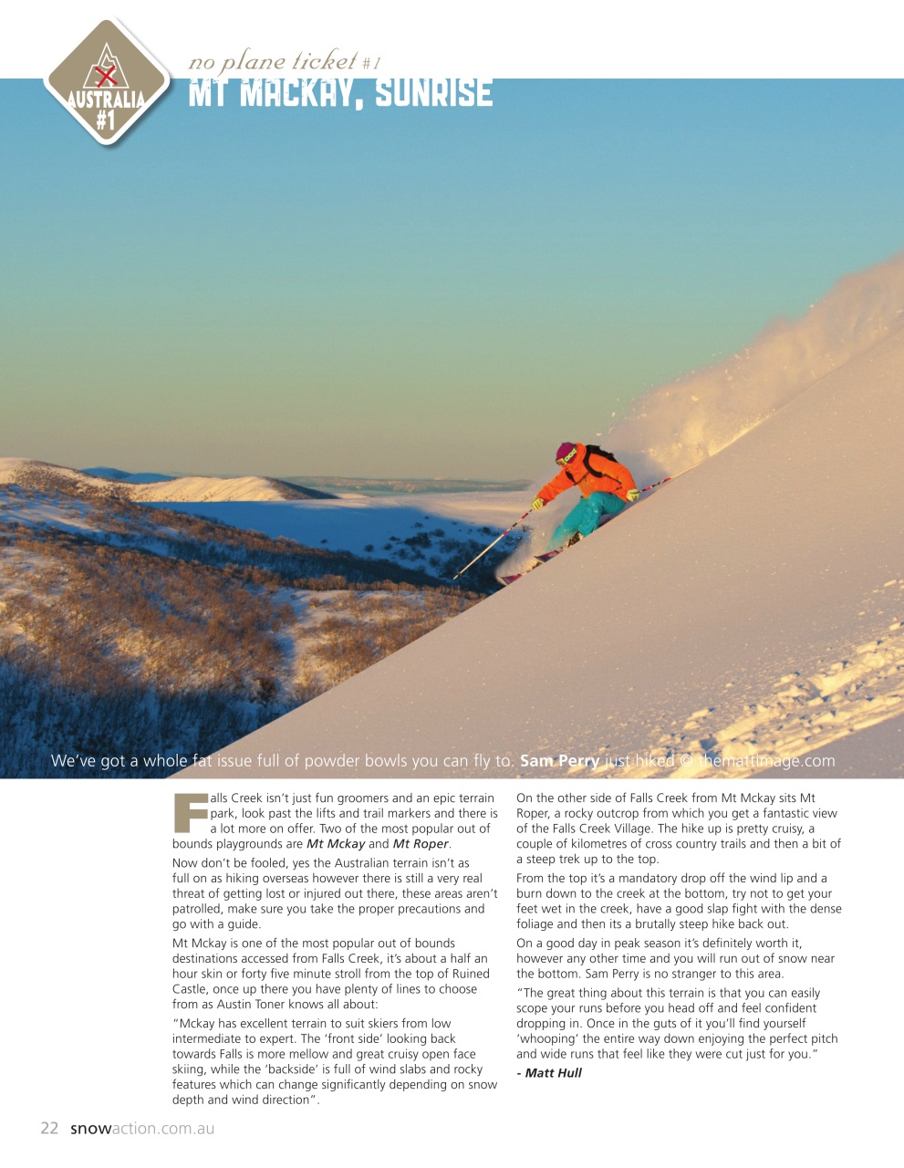 Snow Action Preview Pages