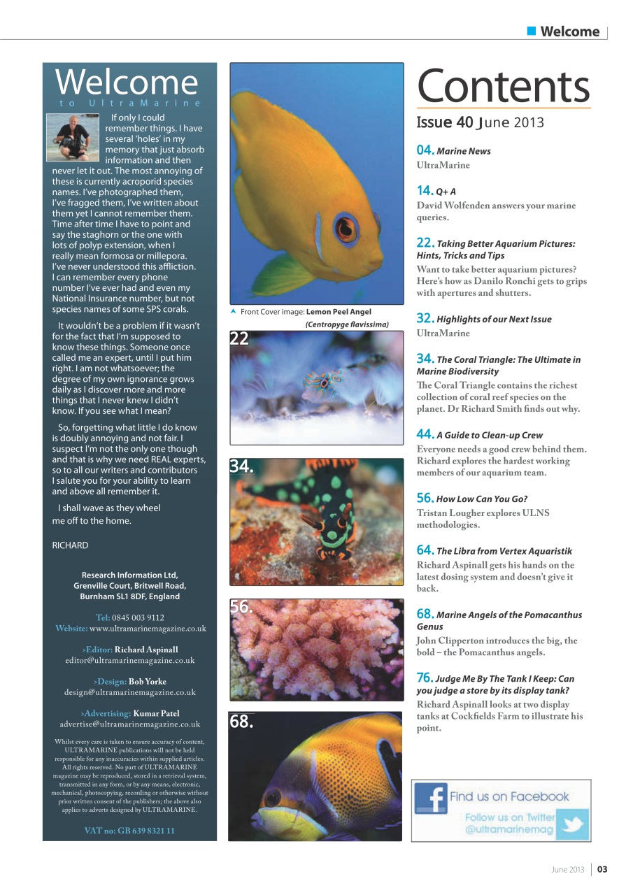 UltraMarine Magazine Preview Pages