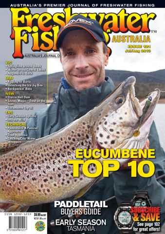 Freshwater Fishing Australia issue FWF121 July-Aug 2013