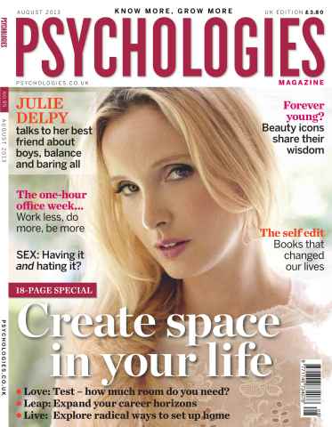 Psychologies issue No.95 Create space in your life