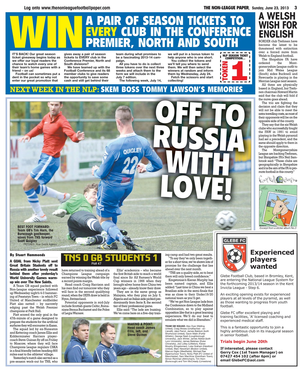 The Non-League Football Paper Preview Pages