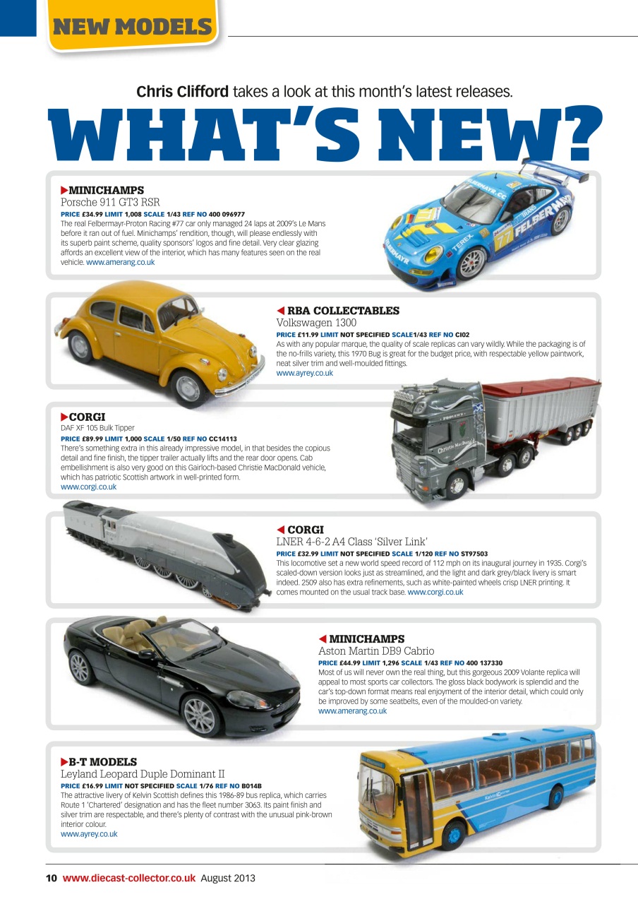 Diecast Collector Preview Pages